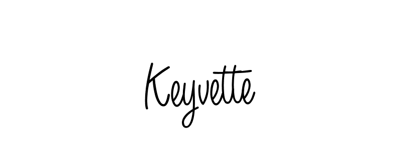 Create a beautiful signature design for name Keyvette. With this signature (Angelique-Rose-font-FFP) fonts, you can make a handwritten signature for free. Keyvette signature style 5 images and pictures png