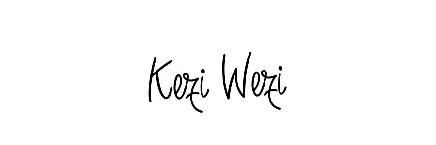It looks lik you need a new signature style for name Kezi Wezi. Design unique handwritten (Angelique-Rose-font-FFP) signature with our free signature maker in just a few clicks. Kezi Wezi signature style 5 images and pictures png