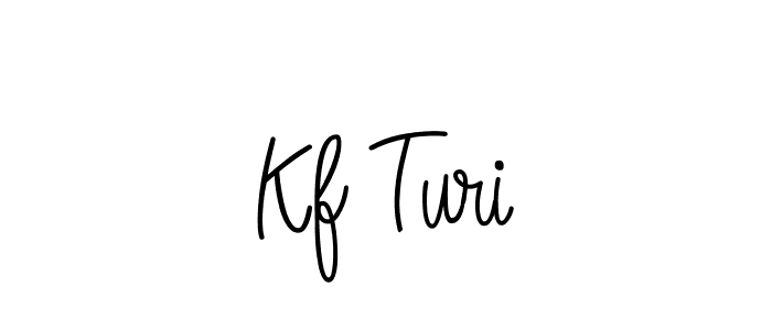 How to make Kf Turi signature? Angelique-Rose-font-FFP is a professional autograph style. Create handwritten signature for Kf Turi name. Kf Turi signature style 5 images and pictures png