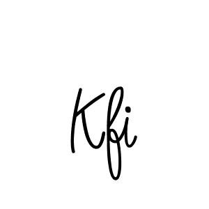 The best way (Angelique-Rose-font-FFP) to make a short signature is to pick only two or three words in your name. The name Kfi include a total of six letters. For converting this name. Kfi signature style 5 images and pictures png