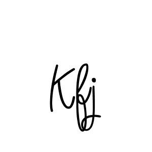 How to make Kfj name signature. Use Angelique-Rose-font-FFP style for creating short signs online. This is the latest handwritten sign. Kfj signature style 5 images and pictures png