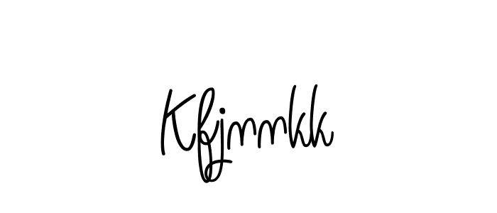Make a beautiful signature design for name Kfjnnkk. Use this online signature maker to create a handwritten signature for free. Kfjnnkk signature style 5 images and pictures png