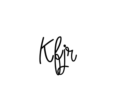 Once you've used our free online signature maker to create your best signature Angelique-Rose-font-FFP style, it's time to enjoy all of the benefits that Kfjr name signing documents. Kfjr signature style 5 images and pictures png