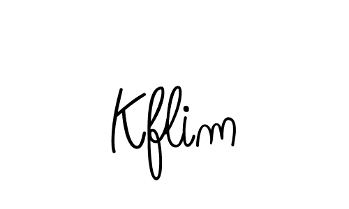 How to make Kflim name signature. Use Angelique-Rose-font-FFP style for creating short signs online. This is the latest handwritten sign. Kflim signature style 5 images and pictures png