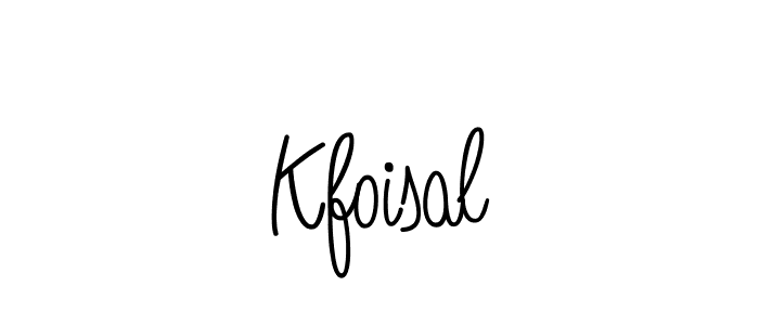 Make a beautiful signature design for name Kfoisal. Use this online signature maker to create a handwritten signature for free. Kfoisal signature style 5 images and pictures png
