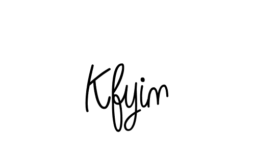 Design your own signature with our free online signature maker. With this signature software, you can create a handwritten (Angelique-Rose-font-FFP) signature for name Kfyin. Kfyin signature style 5 images and pictures png