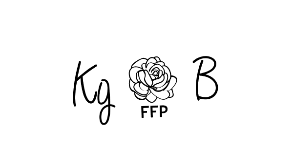 Create a beautiful signature design for name Kg 2 B. With this signature (Angelique-Rose-font-FFP) fonts, you can make a handwritten signature for free. Kg 2 B signature style 5 images and pictures png