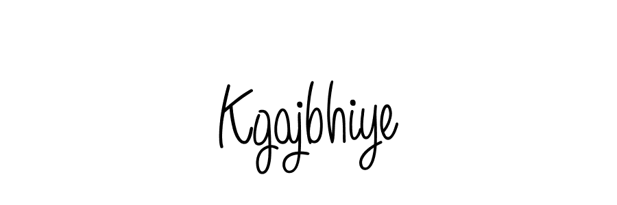 Create a beautiful signature design for name Kgajbhiye. With this signature (Angelique-Rose-font-FFP) fonts, you can make a handwritten signature for free. Kgajbhiye signature style 5 images and pictures png