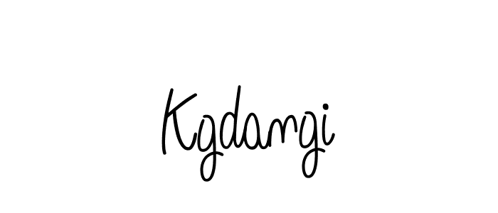Kgdangi stylish signature style. Best Handwritten Sign (Angelique-Rose-font-FFP) for my name. Handwritten Signature Collection Ideas for my name Kgdangi. Kgdangi signature style 5 images and pictures png