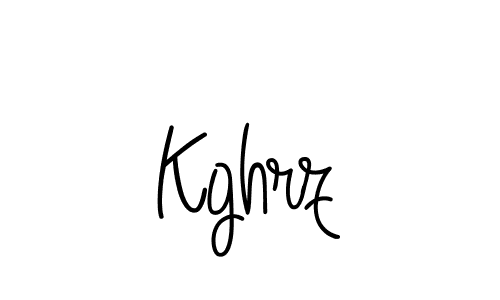 if you are searching for the best signature style for your name Kghrz. so please give up your signature search. here we have designed multiple signature styles  using Angelique-Rose-font-FFP. Kghrz signature style 5 images and pictures png