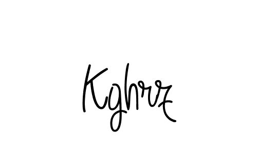 Best and Professional Signature Style for Kghrz. Angelique-Rose-font-FFP Best Signature Style Collection. Kghrz signature style 5 images and pictures png