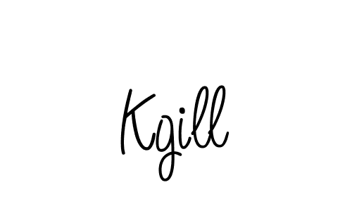 Make a beautiful signature design for name Kgill. Use this online signature maker to create a handwritten signature for free. Kgill signature style 5 images and pictures png