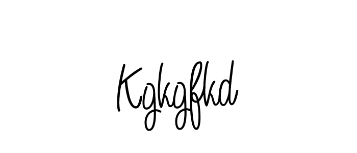 Use a signature maker to create a handwritten signature online. With this signature software, you can design (Angelique-Rose-font-FFP) your own signature for name Kgkgfkd. Kgkgfkd signature style 5 images and pictures png