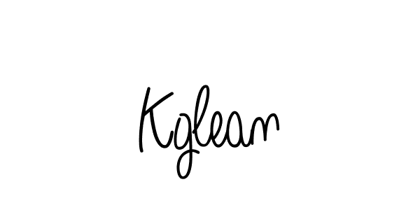 Best and Professional Signature Style for Kglean. Angelique-Rose-font-FFP Best Signature Style Collection. Kglean signature style 5 images and pictures png