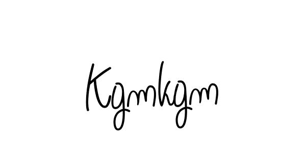 Use a signature maker to create a handwritten signature online. With this signature software, you can design (Angelique-Rose-font-FFP) your own signature for name Kgmkgm. Kgmkgm signature style 5 images and pictures png