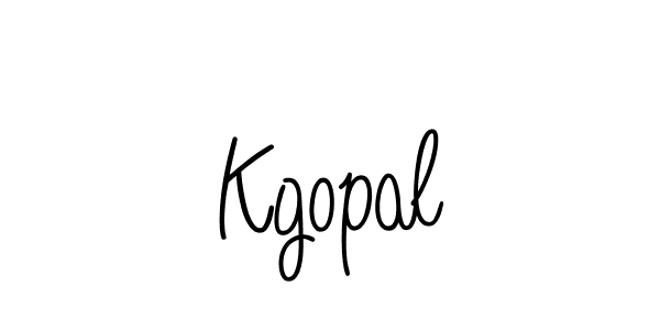 You should practise on your own different ways (Angelique-Rose-font-FFP) to write your name (Kgopal) in signature. don't let someone else do it for you. Kgopal signature style 5 images and pictures png