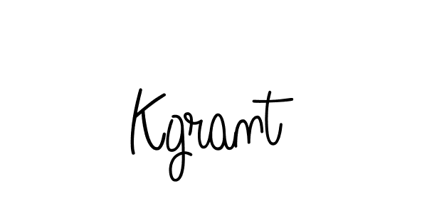 You should practise on your own different ways (Angelique-Rose-font-FFP) to write your name (Kgrant) in signature. don't let someone else do it for you. Kgrant signature style 5 images and pictures png