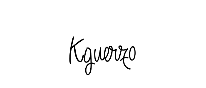 Kguerzo stylish signature style. Best Handwritten Sign (Angelique-Rose-font-FFP) for my name. Handwritten Signature Collection Ideas for my name Kguerzo. Kguerzo signature style 5 images and pictures png