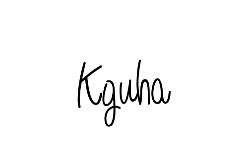 How to Draw Kguha signature style? Angelique-Rose-font-FFP is a latest design signature styles for name Kguha. Kguha signature style 5 images and pictures png