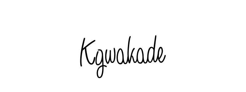How to Draw Kgwakade signature style? Angelique-Rose-font-FFP is a latest design signature styles for name Kgwakade. Kgwakade signature style 5 images and pictures png