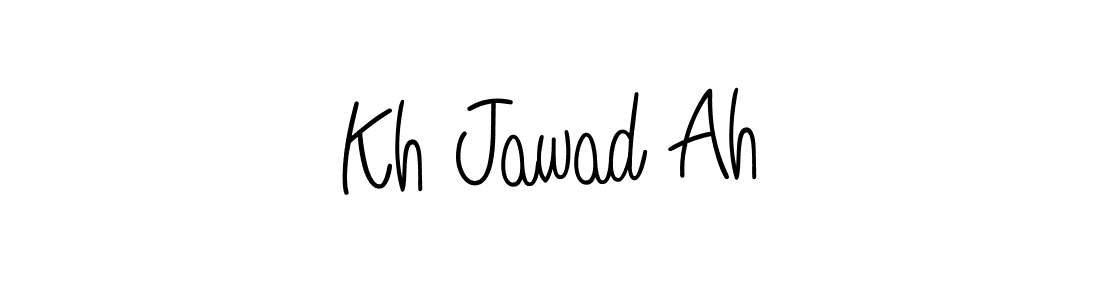 Kh Jawad Ah stylish signature style. Best Handwritten Sign (Angelique-Rose-font-FFP) for my name. Handwritten Signature Collection Ideas for my name Kh Jawad Ah. Kh Jawad Ah signature style 5 images and pictures png