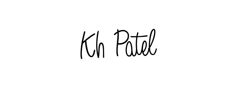 How to make Kh Patel signature? Angelique-Rose-font-FFP is a professional autograph style. Create handwritten signature for Kh Patel name. Kh Patel signature style 5 images and pictures png
