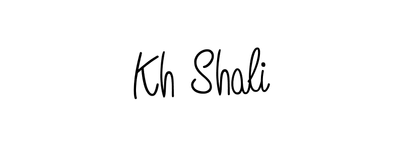 You should practise on your own different ways (Angelique-Rose-font-FFP) to write your name (Kh Shali) in signature. don't let someone else do it for you. Kh Shali signature style 5 images and pictures png