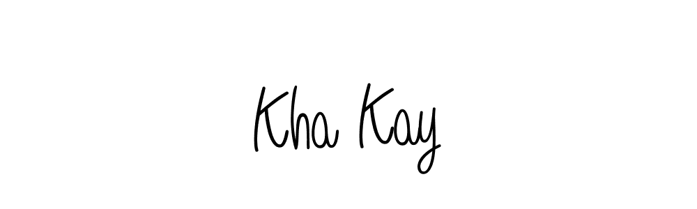 How to make Kha Kay♡ name signature. Use Angelique-Rose-font-FFP style for creating short signs online. This is the latest handwritten sign. Kha Kay♡ signature style 5 images and pictures png