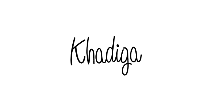 Check out images of Autograph of Khadiga name. Actor Khadiga Signature Style. Angelique-Rose-font-FFP is a professional sign style online. Khadiga signature style 5 images and pictures png