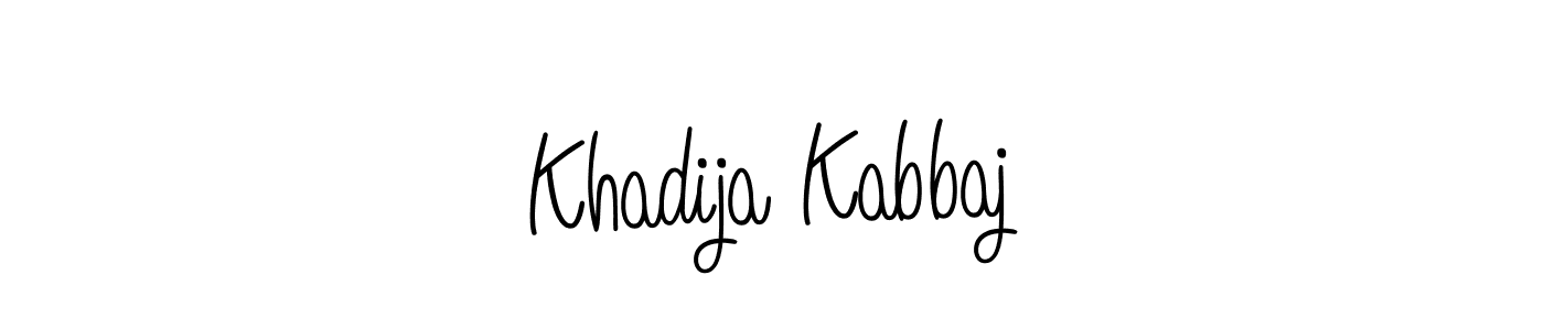 You can use this online signature creator to create a handwritten signature for the name Khadija Kabbaj. This is the best online autograph maker. Khadija Kabbaj signature style 5 images and pictures png
