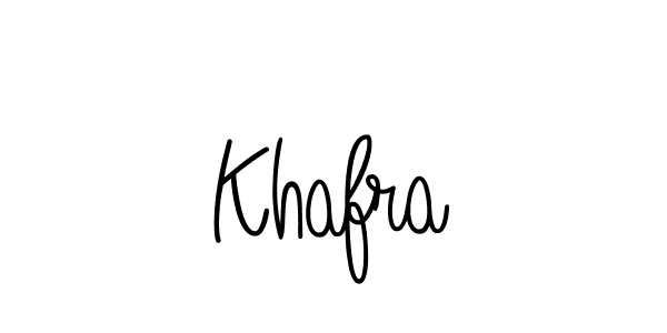 Design your own signature with our free online signature maker. With this signature software, you can create a handwritten (Angelique-Rose-font-FFP) signature for name Khafra. Khafra signature style 5 images and pictures png