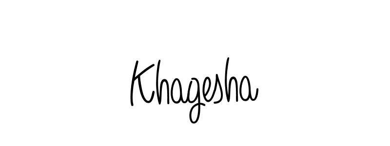 It looks lik you need a new signature style for name Khagesha. Design unique handwritten (Angelique-Rose-font-FFP) signature with our free signature maker in just a few clicks. Khagesha signature style 5 images and pictures png