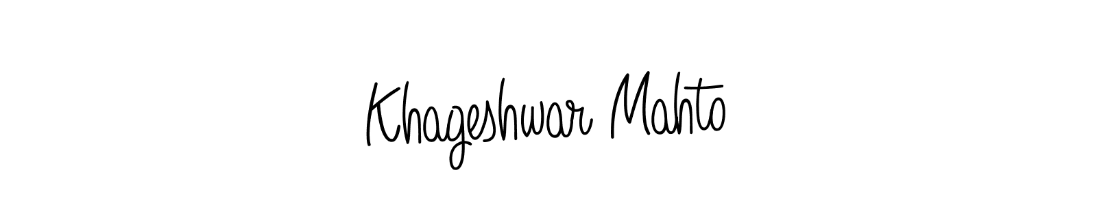 Also You can easily find your signature by using the search form. We will create Khageshwar Mahto name handwritten signature images for you free of cost using Angelique-Rose-font-FFP sign style. Khageshwar Mahto signature style 5 images and pictures png