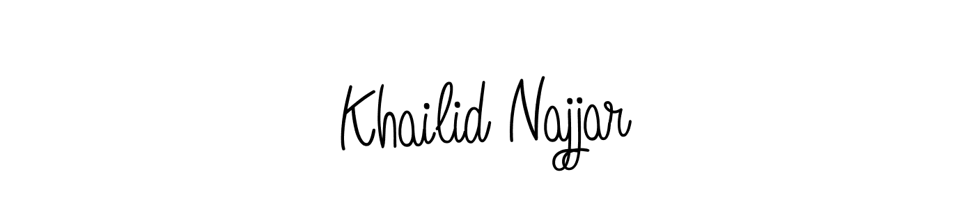 Once you've used our free online signature maker to create your best signature Angelique-Rose-font-FFP style, it's time to enjoy all of the benefits that Khailid Najjar name signing documents. Khailid Najjar signature style 5 images and pictures png