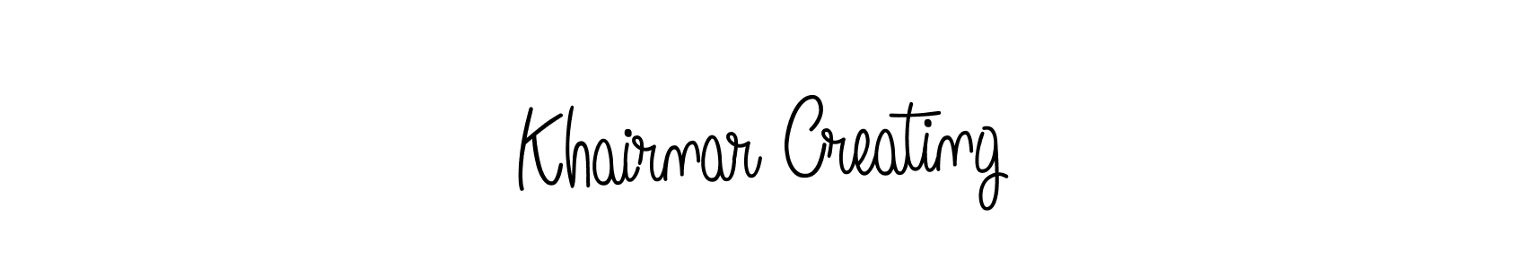 How to Draw Khairnar Creating signature style? Angelique-Rose-font-FFP is a latest design signature styles for name Khairnar Creating. Khairnar Creating signature style 5 images and pictures png