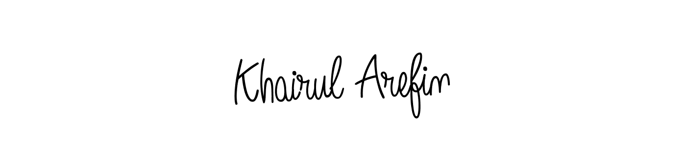 You can use this online signature creator to create a handwritten signature for the name Khairul Arefin. This is the best online autograph maker. Khairul Arefin signature style 5 images and pictures png
