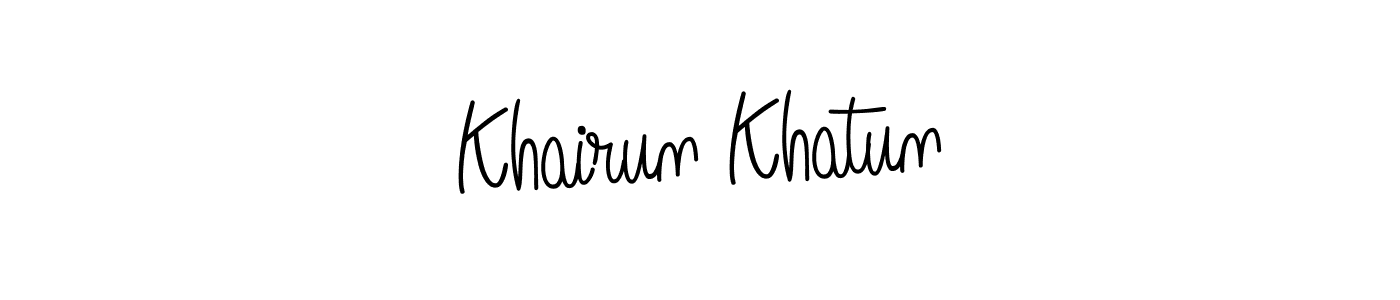 You can use this online signature creator to create a handwritten signature for the name Khairun Khatun. This is the best online autograph maker. Khairun Khatun signature style 5 images and pictures png