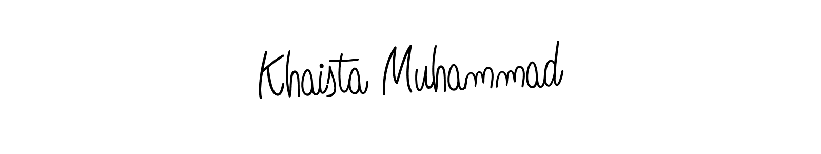 Make a beautiful signature design for name Khaista Muhammad. Use this online signature maker to create a handwritten signature for free. Khaista Muhammad signature style 5 images and pictures png