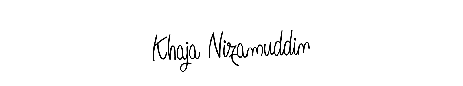 How to make Khaja Nizamuddin signature? Angelique-Rose-font-FFP is a professional autograph style. Create handwritten signature for Khaja Nizamuddin name. Khaja Nizamuddin signature style 5 images and pictures png