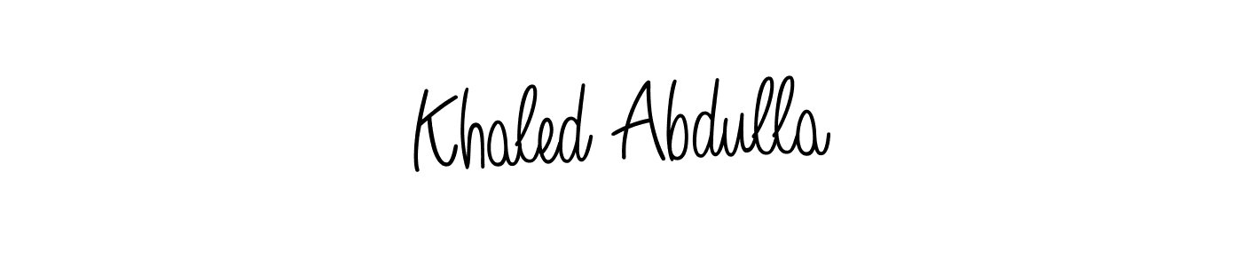 It looks lik you need a new signature style for name Khaled Abdulla. Design unique handwritten (Angelique-Rose-font-FFP) signature with our free signature maker in just a few clicks. Khaled Abdulla signature style 5 images and pictures png