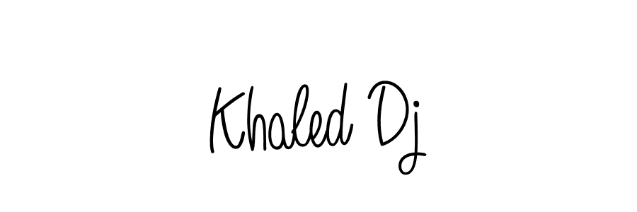 Also we have Khaled Dj name is the best signature style. Create professional handwritten signature collection using Angelique-Rose-font-FFP autograph style. Khaled Dj signature style 5 images and pictures png