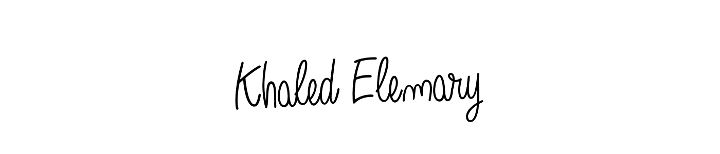 Angelique-Rose-font-FFP is a professional signature style that is perfect for those who want to add a touch of class to their signature. It is also a great choice for those who want to make their signature more unique. Get Khaled Elemary name to fancy signature for free. Khaled Elemary signature style 5 images and pictures png