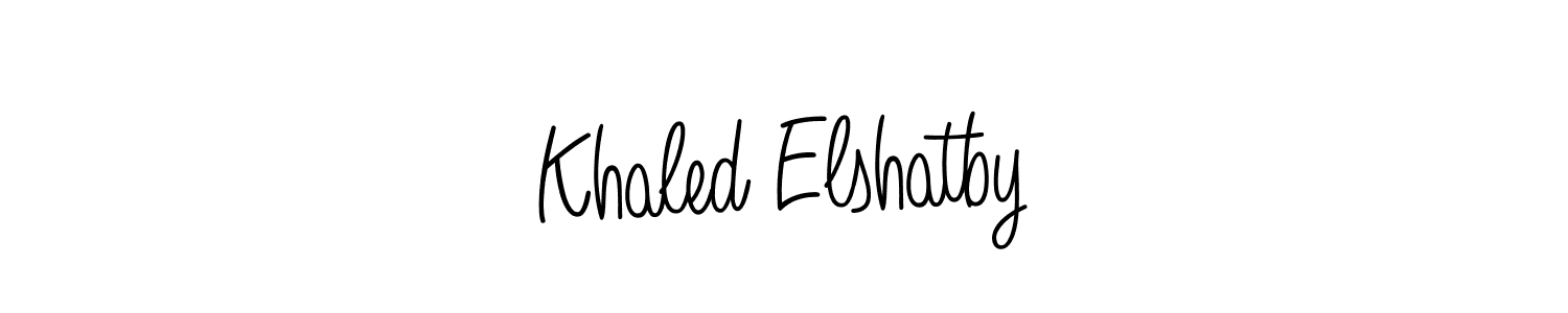 Also You can easily find your signature by using the search form. We will create Khaled Elshatby name handwritten signature images for you free of cost using Angelique-Rose-font-FFP sign style. Khaled Elshatby signature style 5 images and pictures png