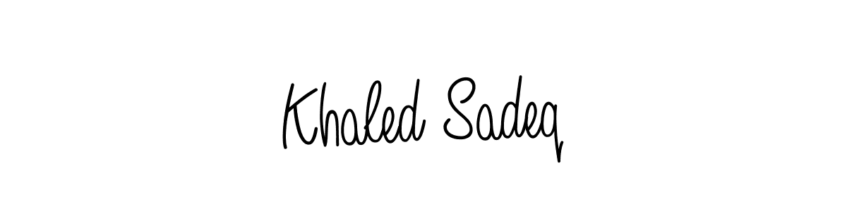 Make a short Khaled Sadeq signature style. Manage your documents anywhere anytime using Angelique-Rose-font-FFP. Create and add eSignatures, submit forms, share and send files easily. Khaled Sadeq signature style 5 images and pictures png