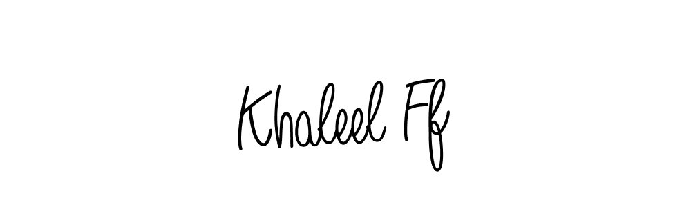 Angelique-Rose-font-FFP is a professional signature style that is perfect for those who want to add a touch of class to their signature. It is also a great choice for those who want to make their signature more unique. Get Khaleel Ff name to fancy signature for free. Khaleel Ff signature style 5 images and pictures png