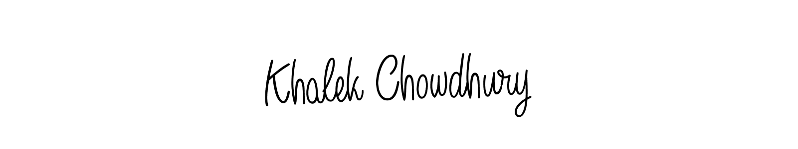 You can use this online signature creator to create a handwritten signature for the name Khalek Chowdhury. This is the best online autograph maker. Khalek Chowdhury signature style 5 images and pictures png