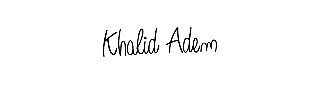 See photos of Khalid Adem official signature by Spectra . Check more albums & portfolios. Read reviews & check more about Angelique-Rose-font-FFP font. Khalid Adem signature style 5 images and pictures png