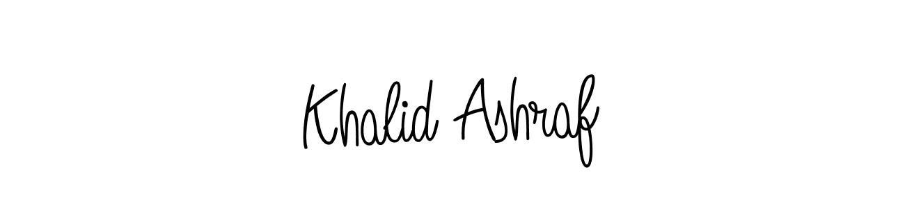 Similarly Angelique-Rose-font-FFP is the best handwritten signature design. Signature creator online .You can use it as an online autograph creator for name Khalid Ashraf. Khalid Ashraf signature style 5 images and pictures png