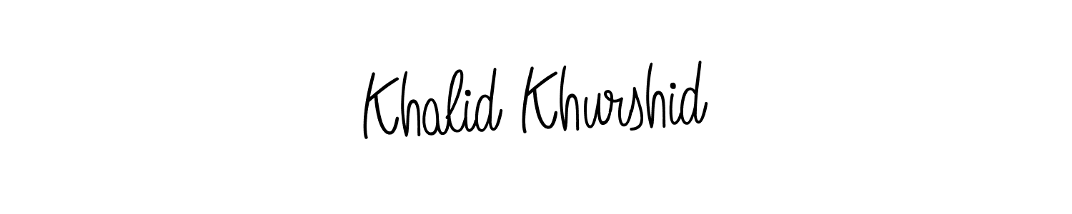 Once you've used our free online signature maker to create your best signature Angelique-Rose-font-FFP style, it's time to enjoy all of the benefits that Khalid Khurshid name signing documents. Khalid Khurshid signature style 5 images and pictures png