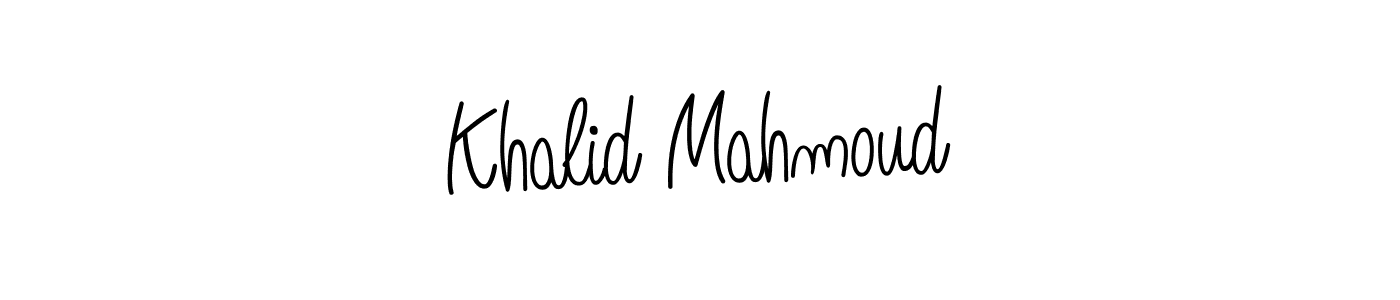 Create a beautiful signature design for name Khalid Mahmoud. With this signature (Angelique-Rose-font-FFP) fonts, you can make a handwritten signature for free. Khalid Mahmoud signature style 5 images and pictures png
